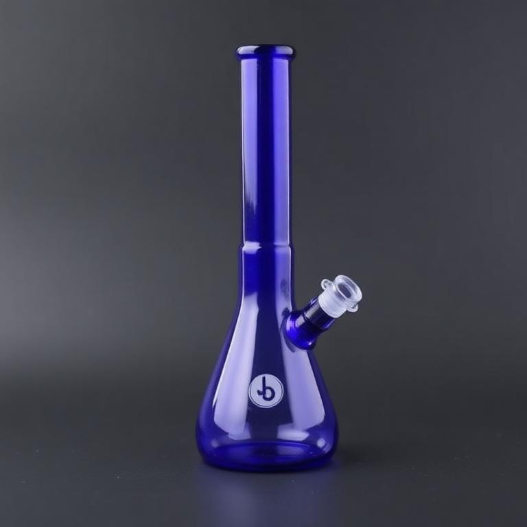 Cobalt Blue Beaker Bong glass piece